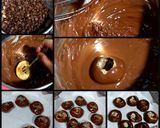 A picture of step 2 of Chocolate puri served with chilled rabdi!.