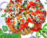 चावल का पिज़्ज़ा (chawal ka pizza recipe in Hindi) रेसिपी चरण 16 फोटो