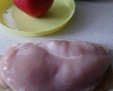 Almás csirkés saslik bundában, gluténmentesen recept fázis 1 fotója