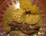Foto del paso 5 de la receta: Bifes improvisados con papas
