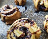 A picture of step 8 of Chocolate Cinnamon Rolls.