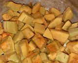 A picture of step 2 of Pumpkin halwa.