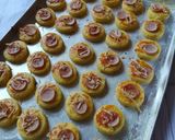 Foto langkah ke 4 dari resep Pizza cookies (Eggless) kukis kekinian.
