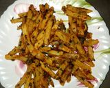 A picture of step 7 of Chips Masala.