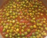 A picture of step 6 of Green Peas Ghugni with Paratha.