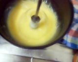 A picture of step 5 of Greek pan cake with honey.