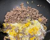 เนื้อสับผัดไข่กระเทียมเจียว วิธีทำสูตร 3 รูป