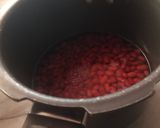 A picture of step 1 of Rajma rice with papad and onion salad.
