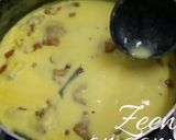 A picture of step 2 of Kadhi Pakoras with Water Spinach.