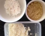 Hình bước làm 1 của món Raffaello Maison (Tự làm kẹo Raffaello kiểu Pháp)