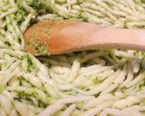 A picture of step 2 of Pesto alla Genovese.