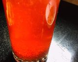 A picture of step 1 of Hibiscus sharbhat.