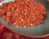 A picture of step 2 of Tamatar ki chutney.