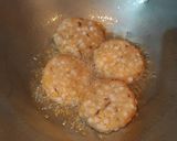 A picture of step 3 of Sabudana Vada.
