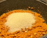 A picture of step 6 of Instant Moong Dal Halwa.