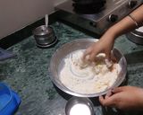 A picture of step 1 of Gujarati khakra.