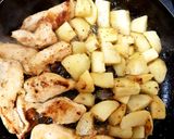 A picture of step 3 of My one Skillet Sautèed Butter Chicken & Potatoes. 😘.