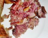 Babfőzelék füstölt sertésoldalassal recept fázis 8 fotója