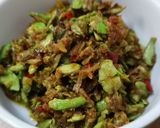 Gambar langkah 5 resipi Sambal ikan bilis petai.