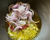 A picture of step 2 of Palak in Bihari Style.