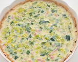 Une image de l'étape 5 de Tarte au vert de poireaux /bacon.