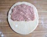 A picture of step 4 of ‘Chebureki’ Deep-fried Meat Stuffed Pastry.