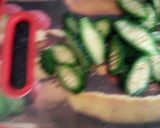 A picture of step 1 of Karela fry.