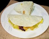 Foto langkah ke 12 dari resep Happy Morning Wrap (Sarapan Western Fusion Dengan Tortilla Panggang Full Isian ala Najah).