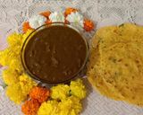 A picture of step 6 of Sarso dain Saag & Makke di roti.
