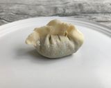 A picture of step 8 of Chive and Plant-Based Meat Dumplings.