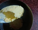 A picture of step 1 of Custard Caramelized Pudding.