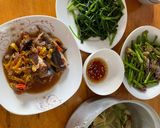 Hình bước làm 5 của món Cá nục kho xơ mít