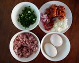 Hình bước làm 1 của món Mắm chưng