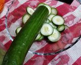 Foto del paso 1 de la receta: Ensalada de pepino Alaska y rabanitos