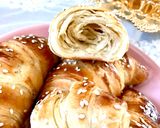 صورة لخطوة 6 من وصفة كرواسون سهل وبدون زبدة توريق 🥐🥐🥐
