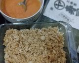 Foto langkah ke 2 dari resep Rice Salmon Mentai Mozzarella.