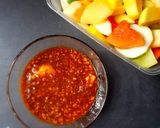 Foto langkah ke 3 dari resep Rujak Buah Bumbu Kacang.