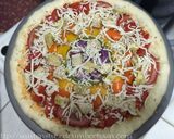 A picture of step 8 of Rainbow Pizza.