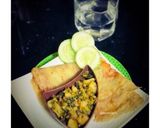 A picture of step 7 of Regag: Famous Arabic Paper Thin Bread/Crepe.