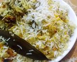 A picture of step 7 of Chicken biryani.