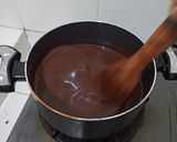 Foto langkah ke 3 dari resep Selai coklat isian roti/bomboloni/roti goreng/bakpao.