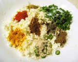 A picture of step 2 of Paneer Paratha.