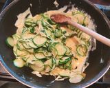 Une image de l'étape 5 de Flan de courgettes.