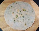 A picture of step 3 of Mooli Ke Parathe.