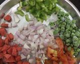 A picture of step 1 of Oats paneer tasty kichu.