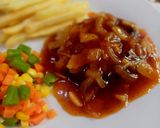 Foto langkah ke 5 dari resep Beef Steak Sauce BBQ.