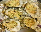 A picture of step 3 of Blue Cheese Oysters.