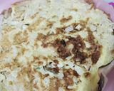 Gambar langkah 3 resipi Telur dadar bawang.