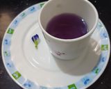 A picture of step 2 of Butterfly pea flower masala tea (gokarna or aparajita).