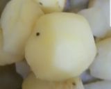 A picture of step 1 of Chicken ala kiev.